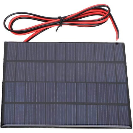 3pcs 12V 160mA Solar Panel Charger Battery with 3.3ft Cable 